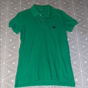 United Colors Of Benetton Teal Polo Shirt